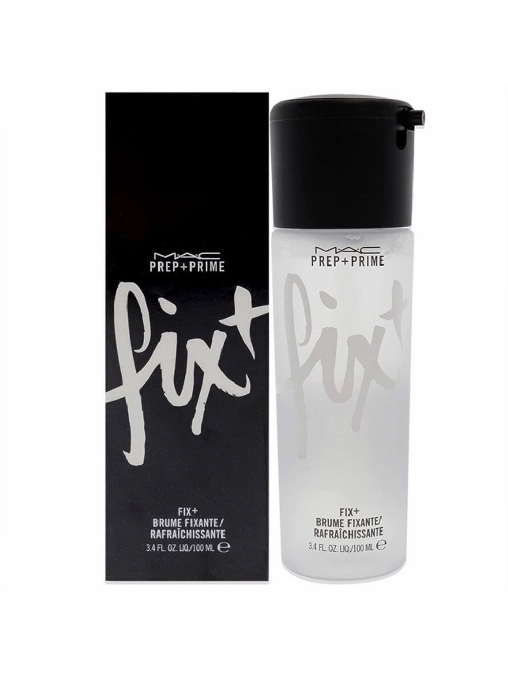 MAC Cosmetics Prep + Prime Fix+ Setting Spray - Clear with Black Cap